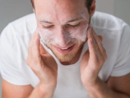 limpieza facial en hombres