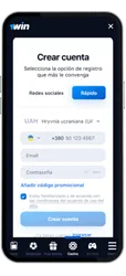 Acceso a 1Win en iOS